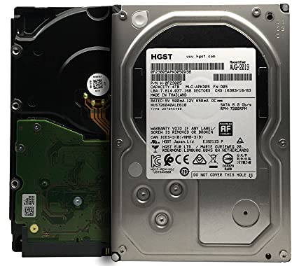 HGST Ultrastar 7K6000 | 0F23005 | 4TB 7200RPM 128MB Cache SATA 6Gb/s 3.5-Inch | 512e | ISE | Enterprise Hard Disk Drive (Certified Refurbished)