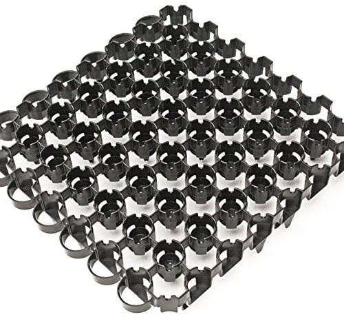 Terram BodPave®85 Wabengitter | 5m² | 20 Platten | schwarz | hochbelastbares Wabengitter | Kiesgitter | Bodengitter zur Schaffung von besonders tragfähigen Grün- und Kiesflächen