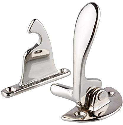 Nickel Offset Linker Hebelverschluss und Verriegelung | Antiker Schrank, Vintage-Schrank, Schreibtischmöbel-Hardware | KC-16N