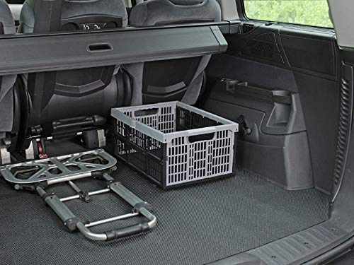 lasiprofi Kofferraummatte universal zuschneidbar Schmutzfangmatte MT Safety CAR 120 x 90 cm schwarz