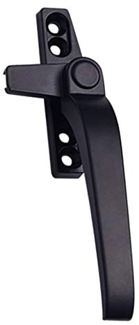 perfk Aluminium legierung fenster griff mit schlössern universal griff schlüssel verriegelung für doppel verglasung tür drehen - Schwarz Rechts