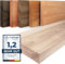 LAMO Manufaktur Wandregal Holz Gerade | Regal Farbe: Roh | Pure: ohne Montage Set | 160 cm