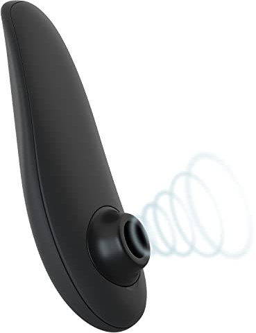 Womanizer Classic 2 Klitoris - Sauger für Frauen - Auflege-Vibrator mit 10 Intensitätsstufen - Afterglow-Funktion - Wasserdichtes Sexspielzeug - mit Loovara Gleitgel - schwarz