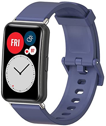 SenMore Correa Compatible con Huawei Watch Fit - Pulseras de Silicona de Repuesto para Fit/New/Elegant/SE