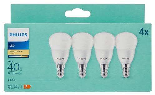 PHILIPS CONSUMER Led-Kerzenglühbirnen LE0SFWWSMDIS4RR-E14 2700K 5W