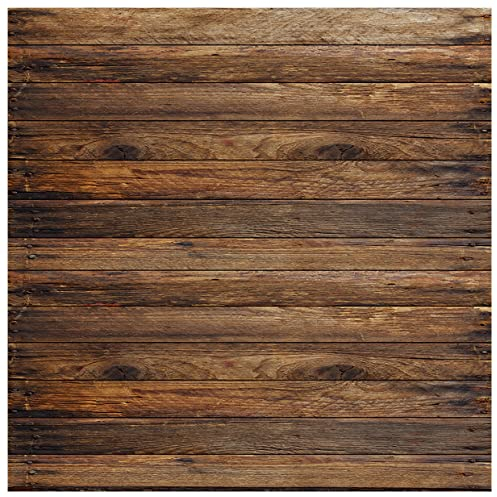 AIIKES 10x10FT Braun Holz Plank Hintergrund Holz Fotografie Hintergrund Neugeborenen Fotografie Hintergrund Geburtstag Hintergrund Studio Hintergrund 10-639