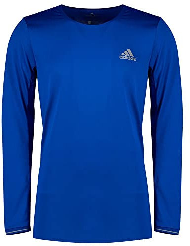 adidas Men's Fast Ls Long Sleeve T-Shirt, Azurea, XL