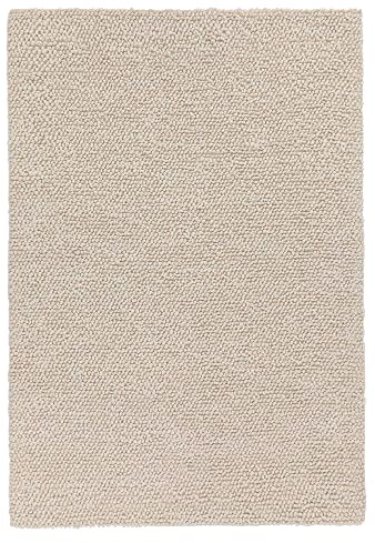 URBANARA Teppich Karnu 170x240 cm- 75% Wolle & 25% Baumwolle, Wollteppich, Handgewebt Wohnzimmerteppich Kinderzimmer Flur Care & Fair® Elfenbein