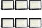 Royana 6x 300W LED Strahler Außen, Superhell Aussenstrahler 30000LM LED Baustrahler, IP66 Wasserdicht LED Flutlicht Außenleuchte 6000K Kaltes Weiß LED Scheinwerfer für Garage, Garten, Sportplatz