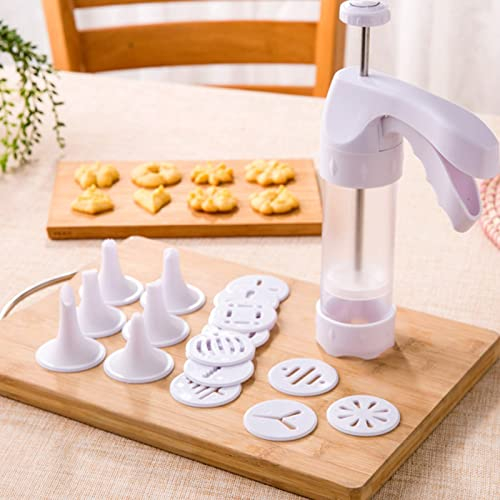 Cookie Maker Press Gun Kit,Cookie Maker Kit Biscuit Press Maker with 12 Discs Baking Tools,Multifunctional Cookie Press for Biscuit and Icing, Cake DIY Decorations,Food Grade Cake Maker