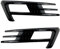 Oikabio Per Golf 7 MK7 2014 2015 2016 2017 Paraurti Anteriore Fendinebbia Griglia Copertura Sopracciglia Nero