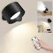Applique Murale Interieur, Lampe de Chevet Chambre Sans Fil 10 Niveaux de Luminosité 3 Températures Lampe Murale Tactile LED Applique Murale Chambre avec Télécommande Rotatifs 360° Liseuse Lampe Noir