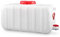 Bidon d'eau Accueil De Qualité Alimentaire Grand Seau En Plastique 25L/50L/100L/150L/200L，Stockage De Seaux De Bidon Pour Le Camping Randonnée En Plein Air Urgence D'urgence Ouragan équipeme(Size:25L)
