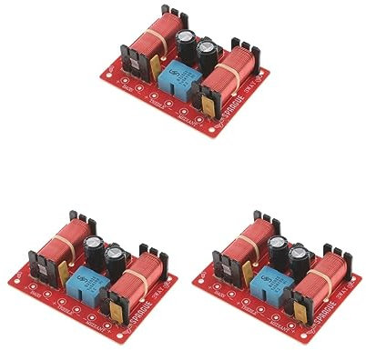 3 set of 3 Way Speaker Crossover Audio Filter Frequency Divider for Car Home Hi/Mi/Lo