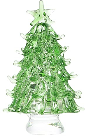 NOLITOY 4 Stück Weihnachtsbaum Aus Kristall Dekorativer Weihnachtsbaum Mini-bäume Flaschenbürstenbäume Miniatur-weihnachtsbäume Weihnachtsbaumspitzen Mini-kiefern Gefälschte Bäume Haushalt