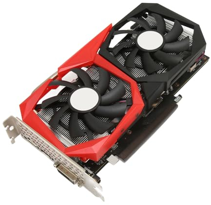 Sxhlseller Gaming GTX 1660 Super 6GB Grafikkarte, GDDR6 192bit PCIE 3.0X16 Grafikkarte Gaming Video Grafikkarte mit GPU Dual Freeze Lüfter, Unterstützung 8K HD für Computer Desktop