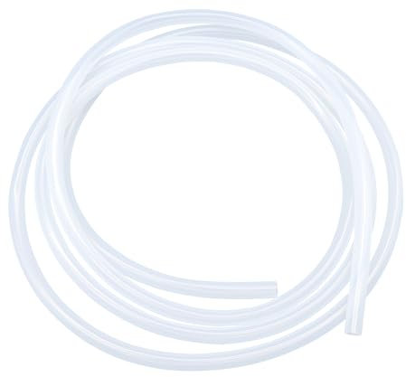 LAVMHAB Silikonschlauch 6mm ID x 8mm OD 3 Meter Länge, Lebensmitteltaugliche Schläuche Flexibler Schlauch Klar Wasser Luft Rohre für die Pumpe übertragen