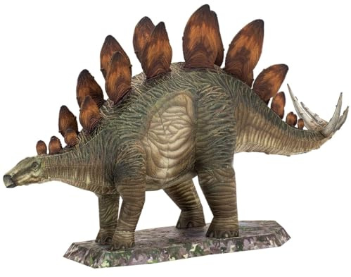Metal Earth 3D Metallbausatz Dinosaurier Stegosaurus ab 14 Jahre | Präzise lasergeschnittene Metallteile zum Zusammenstecken ohne Klebstoff. Detailreiche Modelle mit bebilderter Bauanleitung