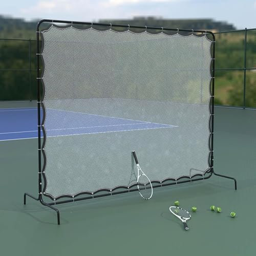 zxmeimm Tragbares Tennis-Rebounder-Netz,Rebound-Übungswand für Tennisschläger,Sportball,Pickleball,Tennis-Trainingsgerät,Tennis Rebounder für Indoor- und Outdoor-Training