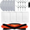 YUETTYY 19 PCS Replacement Filters Side Brushes Wipes Main Brush Parts Kit for Lubluelu L20 for Honiture V8 Pro Robot Vacuum Cleaner Robot Accessories Set