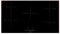 Willow WIH90T 90cm Induction Hob, Electric Hob Cooktop with Five Cooking Zones, Ceramic Hob with Touch Controls, Boost Function, Black