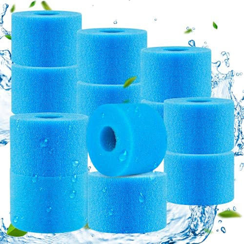 Niaetuto 12PCS Éponge Filtrante