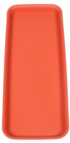 Balacoo Rectangular Flower Pot Base Planter Saucers for Plants Plastic Drainage Trays Leakproof Design