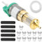 Kit de Pompe de Chauffage Diesel, 12V 22ml Pompe a Gasoil Pour Chauffage à Air de Voiture Moteur de 1 Kw à 5 Kw avec 1 Conduite de Carburant, 5 Tuyaux de Raccordement Et 10 Colliers de Serrage