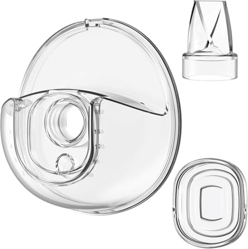 KISSBOBO Milk Collection Cups, Original Replacement Accessories for K5, Leak-Resistant, Comfortable Fit, Easy to Clean & Install