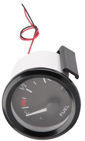 RASTKY Universelle Digitale LED-Kraftstoffstandsanzeige für Autos, E-1/2-F-Reichweitenmesser mit Sensor, Hochempfindlicher Edelstahl-Kraftstoffmesser mit Nachtlicht für 12 V 4/6/8 Zylinder-Benzinautos