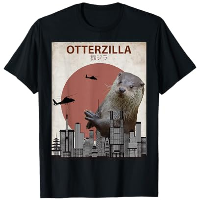 otterzilla Funny Otter T-Shirt | Süßer Geschenk für Otter Liebhaber T-Shirt