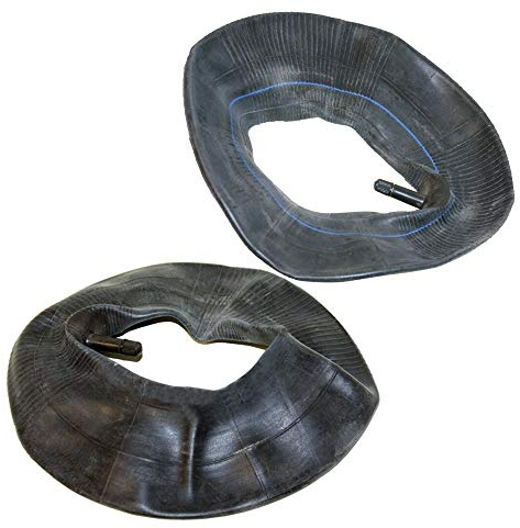 Carkio Premium 4.10/3.50-4 - Tubo interno per pneumatici con valvola dritta TR13 per tosaerba Go Karts carriole, scooter, confezione da 2