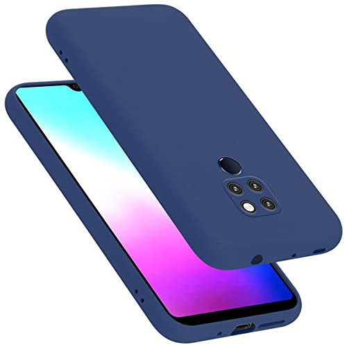 Cadorabo Funda de Silicona Compatible con Huawei Mate 20, Funda Protectora de Cuerpo Completo para Mate 20- Resistente a arañazos y Golpes Fina Funda de TPU - Liquid Azul