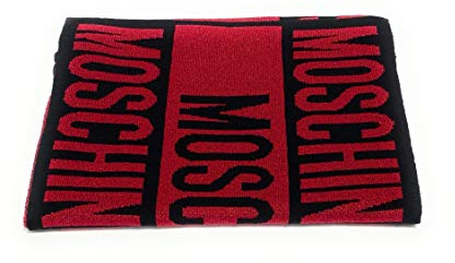 Moschino Sciarpa maglia donna red Black CM 30 X180 C21MO21