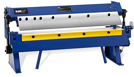 MSW Plieuse Manuelle Tôle Pliée Pliage À Main Métal Atelier D'Établi Segment Machine MSW-PBR-610 (Largeur utile 610 mm, 0-135°, Ouverture 20 mm, Épaisseur max. 1 mm, Pose Au Sol Ou Sur Un Établi)