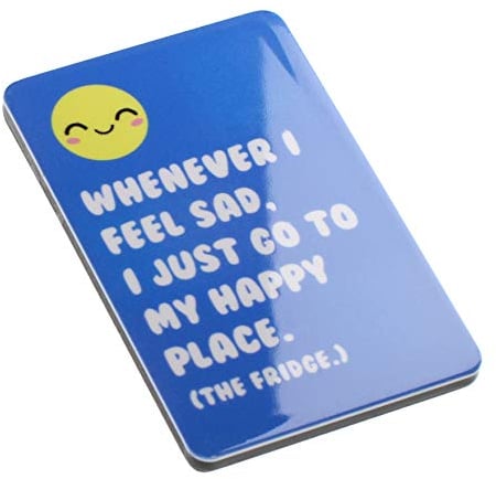 My Happy Place The Fridge Funny Quote Novelty Magnet