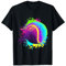 Splash Art Tennisball Geschenk Lustiges Tennis Liebhaber T-Shirt