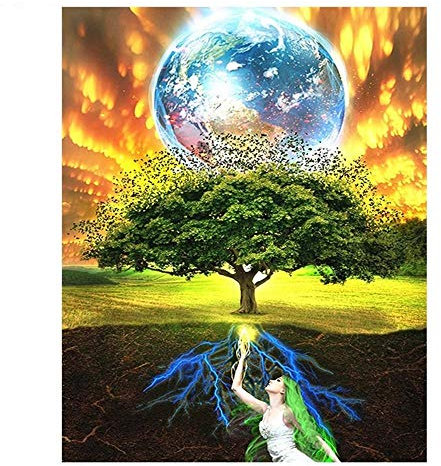Yingxin34 Puzzle da 3000 Pezzi per Adulti Gioco per Famiglie Puzzle Albero della Vita Puzzle da 3000 Pezzi per Adulti e Famiglie