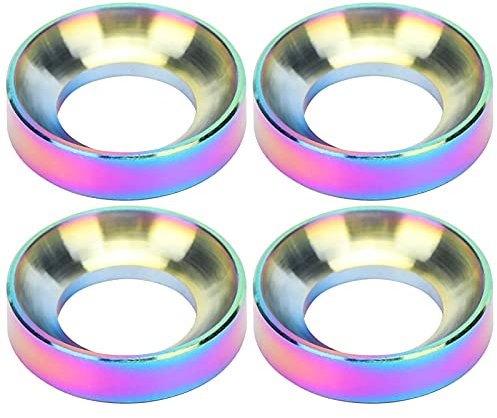 needlid Bike Screw Gasket, Bike Brake Caliper Gasket High Toughness with Spacers for Bike(Symphony)