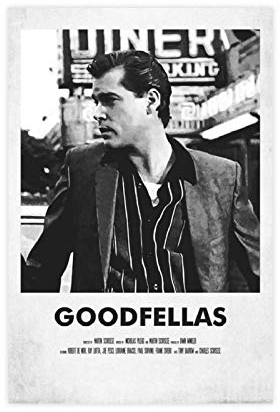 Goodfellas Klassisches Retro-Filmposter, Film, 1 Leinwand, Wandkunst, Dekor, Gemälde für Wohnzimmer, Heimdekoration, 30 x 45 cm