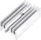 sourcing map 10 Stück 30mm x 15mm x 10mm TO-220 Aluminium Kühlkörper zum Kühlen von MOSFET-Transistordioden mit 1 Stützstiften