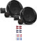 JBL Club 6500C Lautsprecher mit Einbauset passend für Citroen C4 Grand Picasso ab 2006 Türen vorne/hinten 360 Watt 165mm 2 Wege Kompo Auto KFZ PKW Boxen