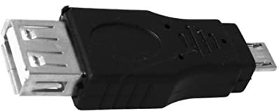 ZOREI Convertitore Adattatore USB Ethernet Micro USB Mini USB, Femmina-Maschio, Maschio-Femmina (USB Female to Micro USB Male)