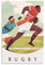 Rugby Vintage Sport Poster Sommer Urlaub Deko Leinwand Kunst und Wandkunst Modern Family Decor 40x60cm