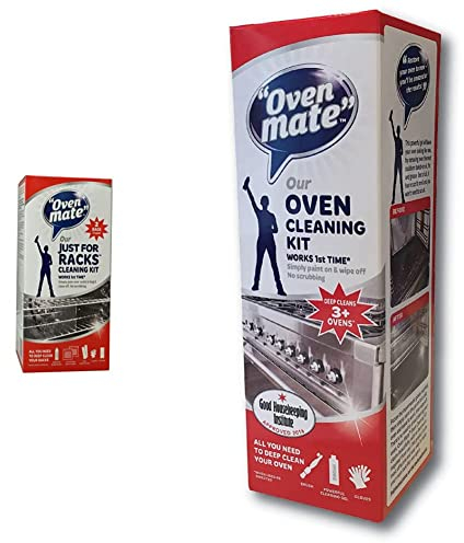 Oven Mate Just For Racks Cleaning Kit, 500ml & Oven Cleaning Kit, 500ml