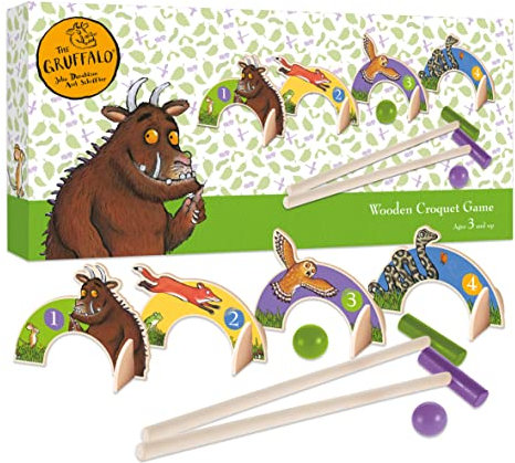 Robert Frederick Gruffalo Wooden Croquet Set Fun For All The Family