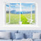 Magnetische Fliegengitter Fenster, 150 x 140 cm Insektenschutz, Klettband Fliegengitter Fenster mit Klettband, Total Magnetisch, Automatik-Verschluss für Alle Arten von Fenstern, Weiß