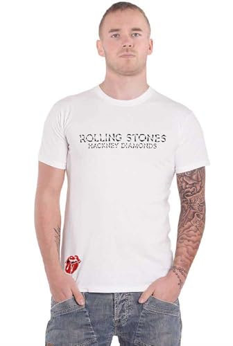 The Rolling Stones T-Shirt Hackney Diamonds Lick Logo new Official Unisex Size XXL