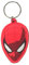 South Coast Jewellery Porte-clés super-héros 2D en caoutchouc pour sac à crayons, breloques, pendentif, fermeture éclair, accessoire, spider-man, 6cm - 8cm