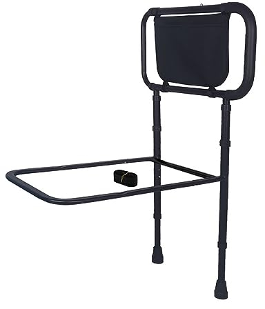 Kmarouse Bettgitter for Senioren, Sicherheitsgriffe for Einfaches Einsteigen Ins Bett, Hilfsgitter, Absturzsicherung, Bettgitter Schützen Senioren Vor Stürzen, Aufbewahrungstasche